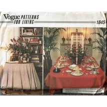 Vogue Sewing Pattern 1845 Tabletop Coverings Napkins - £8.57 GBP