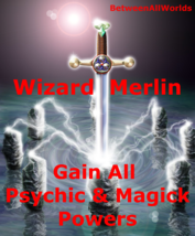 Kairos Wizard Merlin All Magick &amp; Psychic Powers &amp; BetweenAllWorlds Wealth Spell - £118.94 GBP