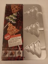 Wilton Christmas Tree Cookie Treat Pan 9.5&quot; 13.5&quot; 6 Tree Shapes Pan New Sealed - £19.97 GBP