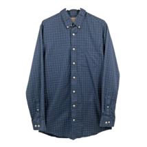 Duluth Trading Shirt Mens MT (Tall) Used Trim Fit Plaid Long Sleeve Care... - £12.45 GBP
