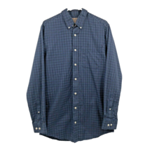 Duluth Trading Shirt Mens MT (Tall) Used Trim Fit Plaid Long Sleeve Career Fall - £12.55 GBP