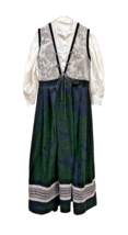 Norwegian bunad Scandinavian folk costume Size 38 - £506.19 GBP