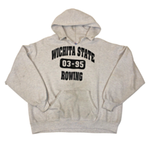 Wichita State University Shockers Rowing Gray Hoodie Hooded Sweatshirt U... - $49.49