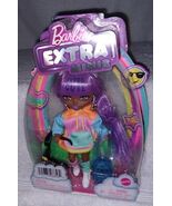 Barbie Extra Minis 5.5" Doll #7 in Color-Block Hoodie Dress &amp; Boots New - $9.78