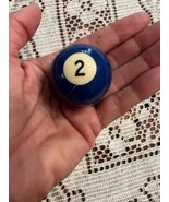 Replacement Mini Ballard Pool Ball 1.5&quot; Ball Number #2 Solid Blue 1.8 Oz... - $4.75