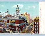 Il Hippodrome New York Città Nyc Ny Unp Udb Cartolina O3 - £4.06 GBP
