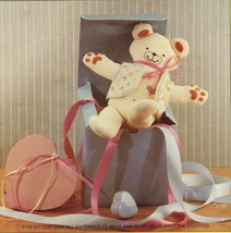 1984 Sunset Stitchery This Bears My Love Stuffed Soft Toy Sew Kit 10-1/2... - £14.08 GBP