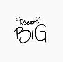 Dream big icon sticker instant download svg,png,psd,eps,jpeg - £3.58 GBP