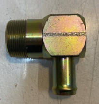 90 Degree Elbow Hydraulic Adapter 3-1/4" L 3-1/4" W 42mm Thread OD 22mm ID - $26.39