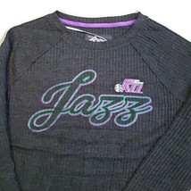 NBA New Orleans Jazz Throwback Womens L XL Off Season Pull Over GIII 4 Her Grey - £11.22 GBP