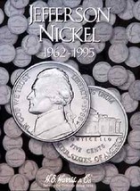 Jefferson Nickel Coin Folder Album #2 1962-1995 by H.E. Harris - £7.96 GBP