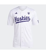 NWT men’s large UW Washington Huskies baseball jersey white/purple BSBL - £44.63 GBP