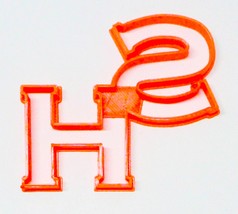 Sam Houston State Texas University SH Letters Cookie Cutter USA PR2838 - £2.41 GBP