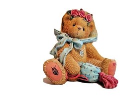 Cherished Teddies Figurine CECILIA You Pull At My Heartstrings - £14.98 GBP