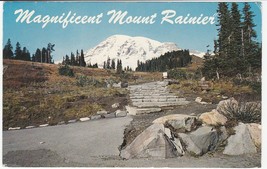 Vintage Postcard Magnificent Mount Rainier Washington 1961 - £5.43 GBP