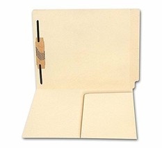 100 File Folders End Tab Manila Folder - Inward-facing Half Pocket 11 pt - $80.56