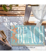 Beach And Starfish Design Bathroom Mat - non-slip - 20" x 30" - $34.60