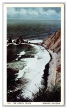 The Death Traps Seaside Oregon OR UNP Chrome Postcard T21 - £2.82 GBP