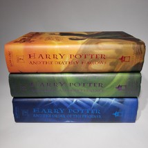 Harry Potter First American Editions First Printing Hardcover 5 6 &amp; 7 - £28.73 GBP
