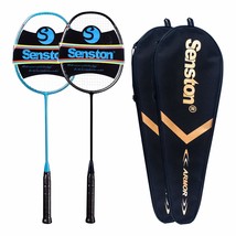 N80 - 2 Pack Graphite High-Grade Badminton Racquet, Professional Carbon ... - £87.47 GBP