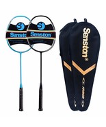 N80 - 2 Pack Graphite High-Grade Badminton Racquet, Professional Carbon ... - £87.70 GBP