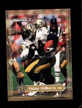 2000 Fleer Impact #110 Ricky Williams Nmmt Saints *X75575 - £1.53 GBP