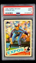 1985 Topps Tiffany #345 Charlie Lea Expos PSA 9 Mint POP 6 *None Graded Higher* - £33.84 GBP