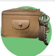 NWT Nanette Lepore Faith Hands-Free Bracelet tan  Wallet Cardholder Keyh... - $25.23 CAD