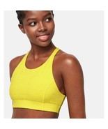 Outdoor Voices + Rapha Sports Bra Sulphur Springs Yellow carbon38 bandie... - $61.54 CAD