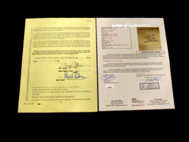 BUZZ ALDRIN APOLLO 11 NASA ASTRONAUT SIGNED AUTO VTG TV COMMERCIALS CONT... - £954.72 GBP