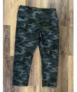 Danskin Ladies&#39; High Rise Olive Green Camo Size Large Leggings EUC - $24.42 CAD