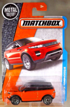 2015 Matchbox Mbx Adventure City 27/125 Range Rover Evoque Orange w/Split 10 Sp - £7.83 GBP