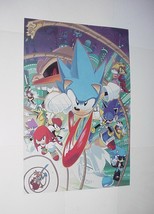 Sonic the Hedgehog Poster 19 Scourge Evil Sonic Sally Acorn Bunnie Charmy Movie - £11.80 GBP