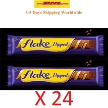 24 Piece Cadbury Flake Dipped Chocolate 32 gm /1.12 oz Candy bar - £55.42 GBP
