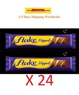 24 Piece Cadbury Flake Dipped Chocolate 32 gm /1.12 oz Candy bar - £55.27 GBP