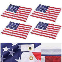 4x6 Ft US Flag Fade Resistance Bright Polyester Decoration Outdoor Club ... - £48.74 GBP