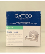 Gatco Lizzie Wall Mounted Knob Robe Towel Hook in Brushed Nickel Bathwar... - $235.47 MXN