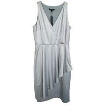 Banana Republic Midi Dress Size 10 NWT Grey Sleeveless - £27.60 GBP