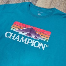 Vintage Style Champion Mountain Men&#39;s Blue Authentic Classic Tee Shirt X... - $9.99