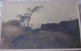 Vintage Winding Dirt Road Heading Towards Water Postcard - $3.99