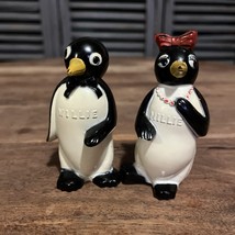 Vintage Willie and Millie Penguin Salt and Pepper Shakers. Kool Cigarettes - $20.00