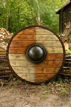 Viking Armour Designer Shield Fully Functional Medieval Shield For Battl... - £151.62 GBP