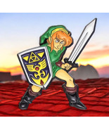 &quot;Legend of Zelda Enamel Pin - Iconic Link with Sword and Shield Collecti... - €10,26 EUR
