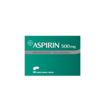 Aspirin 500mg 100 tablets pain treatment Bayer - $59.99