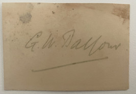 British Politician G.W. Balfour original signature - £39.33 GBP