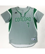 Russell Athletic Concord Sublimated Two Button Baseball Jersey Men&#39;s Lar... - $18.00