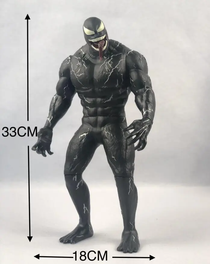 33cm Marvel Venom in Movie The Amazing Spiderman Figure Model Toys - £27.27 GBP