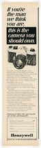 Print Ad Honeywell Pentax Spotmatic Camera 1969 1/3-Page Advertisement - $9.70