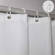 Tektrum 36”x72” Waffle Jacquard Shower Curtain Waterproof Antibacterial ... - $23.95