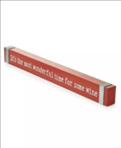 Christmas Cheer “It’s The Most Wonderful Time for Some Wine” Red Table B... - £14.66 GBP